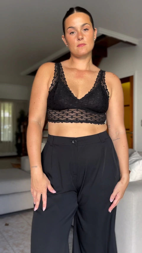 Corpiño Allegra 3 posiciones de bretel azul