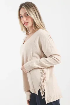 Sweater Flecos Laterales - 680