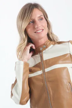 Campera PU Combinada BEQUIA