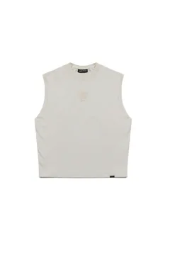 Musculosa Albarn Crop Plain Raw