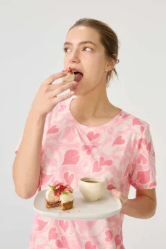 PIJAMA MANGA CORTA CON SHORT ENSUEÑO