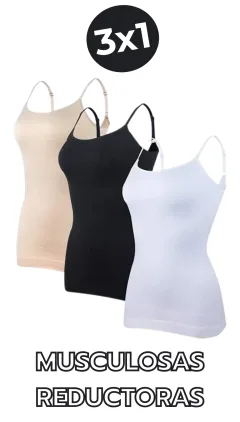 OFERTA 3 X1 - Musculosa MODELADORA