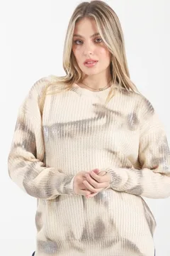 Sweater Estampado Foil DOJAIKU VT64770/64780