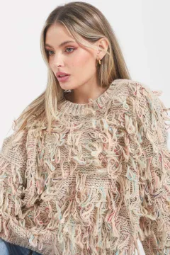 Maxi Sweater Flecos MANZAN - 74222