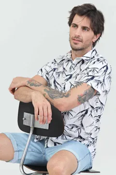 Camisa lino Amparo blanca (Solo talles S y M)