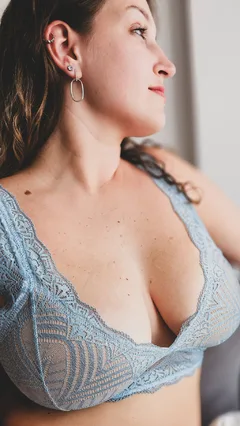 Top Rosse puntilla clásico celeste