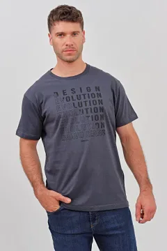Remera EVOLUTION gris grafito (Solo talles S, M y L)