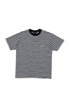 Remera Trasher Stripped Black