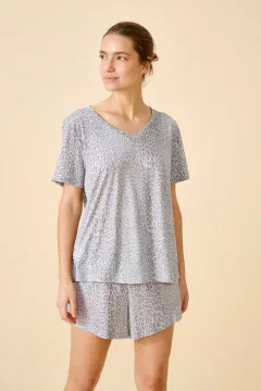 PIJAMA MANGA CORTA SOFT PRINT