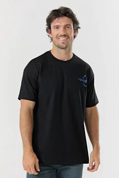 Remera oversize ENERGY negro