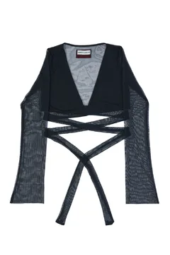 Top Mesh Full Black