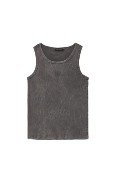 Musculosa Goth Plain Acid Grey