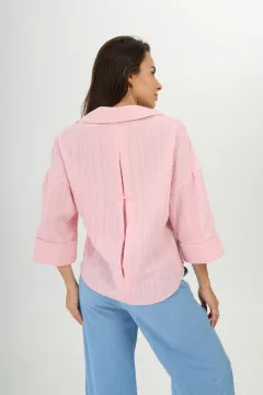 Camisa Lino Manga 3/4 Labrada