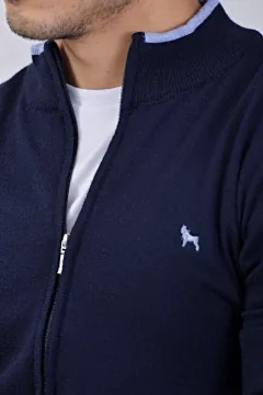 Campera tejida Azul Marino (Solo talle S)