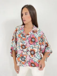 Camisa Oversize Beige Odas Limpi
