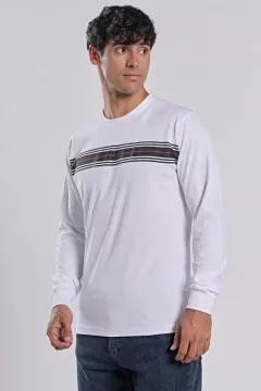 Remera manga larga Cadiz Blanco