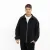 Campera Daily Denim Iago Black Forrada