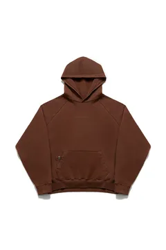 Hoodie Big Logo Brown