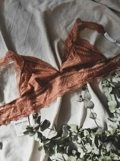 Top Rosse puntilla clásico rosa viejo