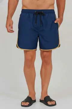 Short de baño con vivo a contratono KOI azul marino