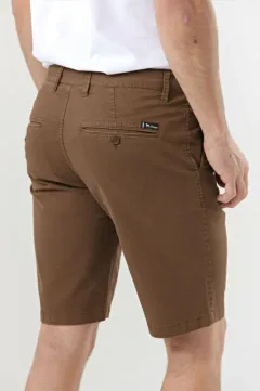 Bermuda de gabardina china BLAZ camel