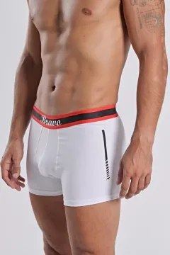 Bóxer liso jersey c/elastano blanco