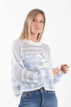 Sweater Media Estacion Rayado - 681