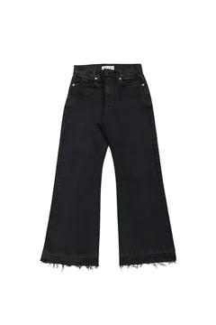 Jean Flare Crop Vintage Black