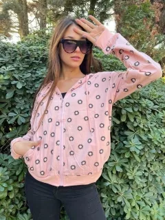 Camperita Engomada Soles Rosa