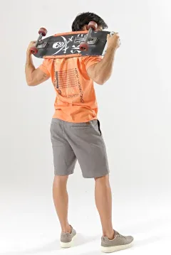 Remera Horizons ladrillo