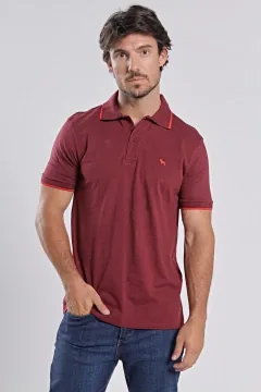 Chomba de Jersey bordó (Solo talle S)