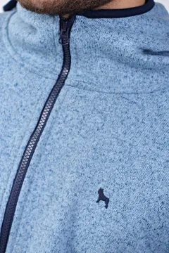 Campera Polar Fleece Azul Marino