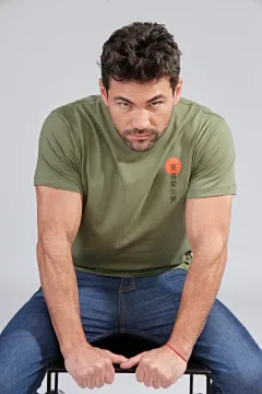 Remera PEKIN Verde Oliva (Solo talle S)