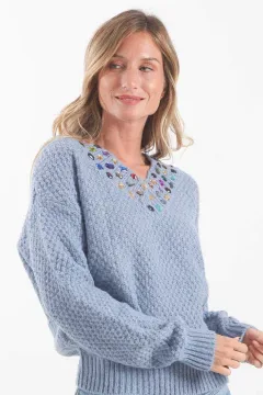 Sweater Lurex PIEDRA CARDENA - 81330