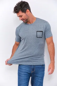 Remera deportiva con lycra Epic Azul (Sólo talle M)